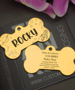 Bone Placa Para Mascota